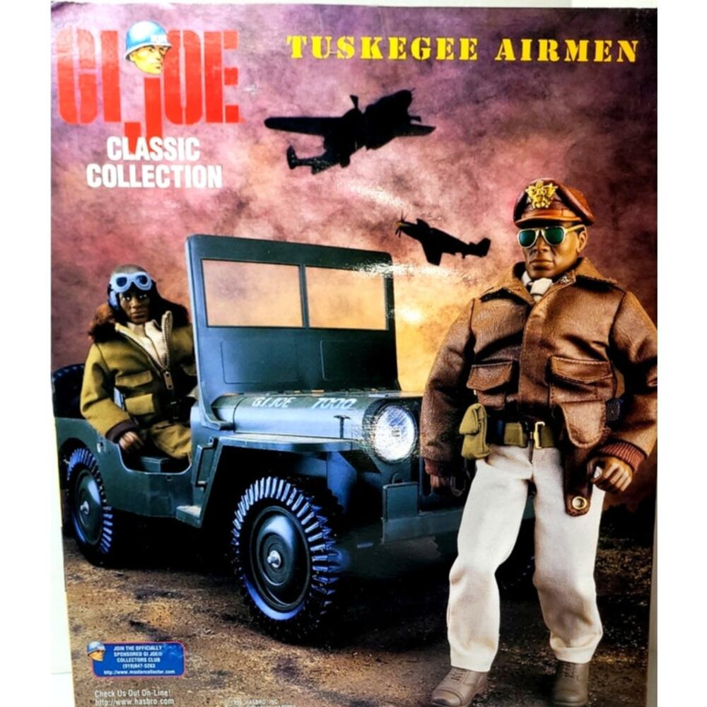 WW2 Forces Collections Tuskegee Airmen GI Joe Fighter Pilot NIB - Picture 2 of 11